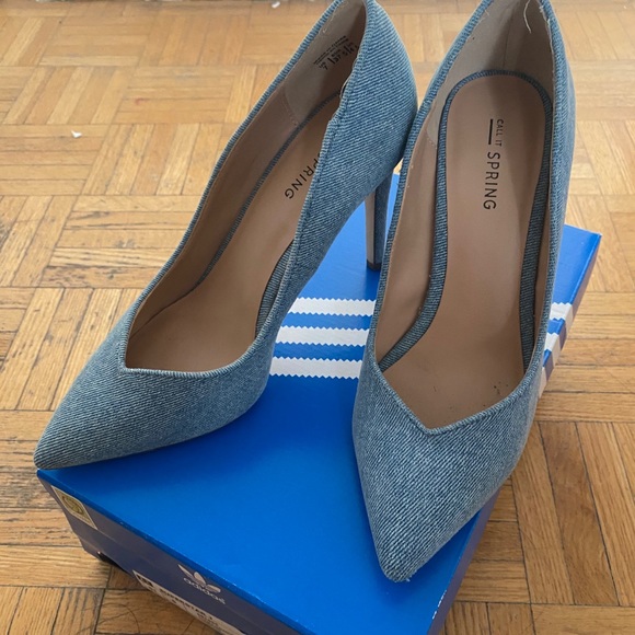 Spring Denim Heel - Picture 4 of 5